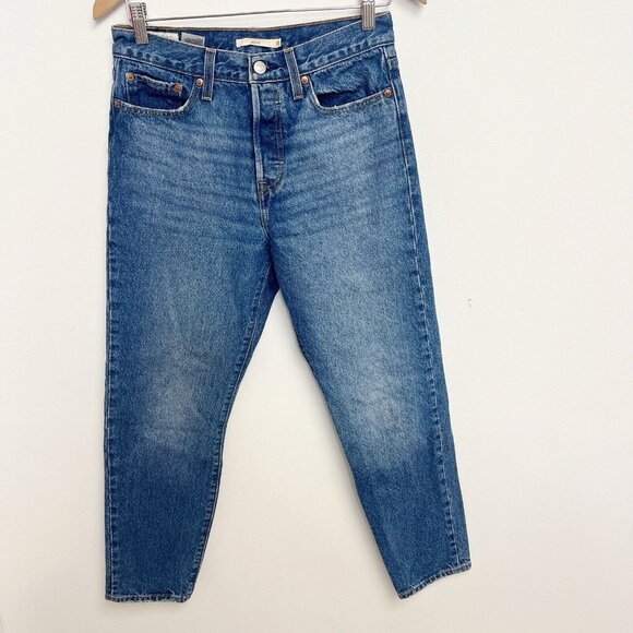 Levi's Denim - Levi's Premium Wedgie Straight  Jeans Blue 100% Cotton Sz 28